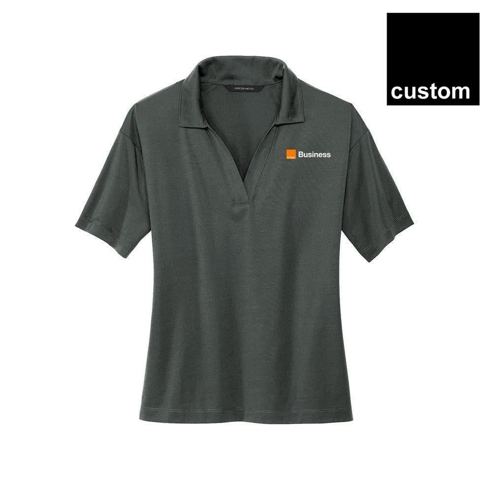 Orange Women's Stretch Jersey Polo