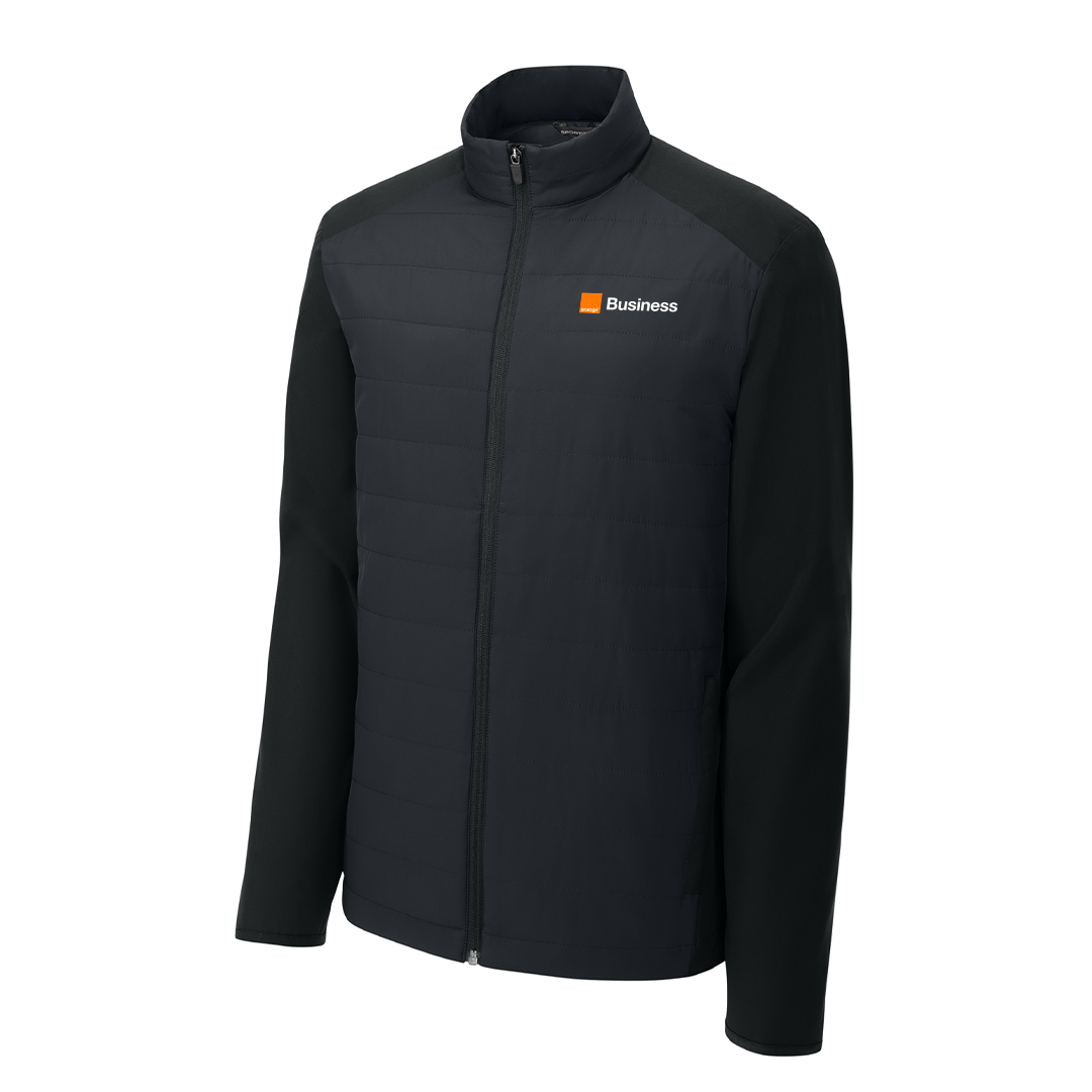Orange Sport-Tek® Teknical Hybrid Jacket