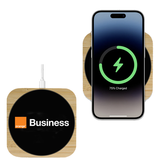 Orange ASPEN WIRELESS CHARGER