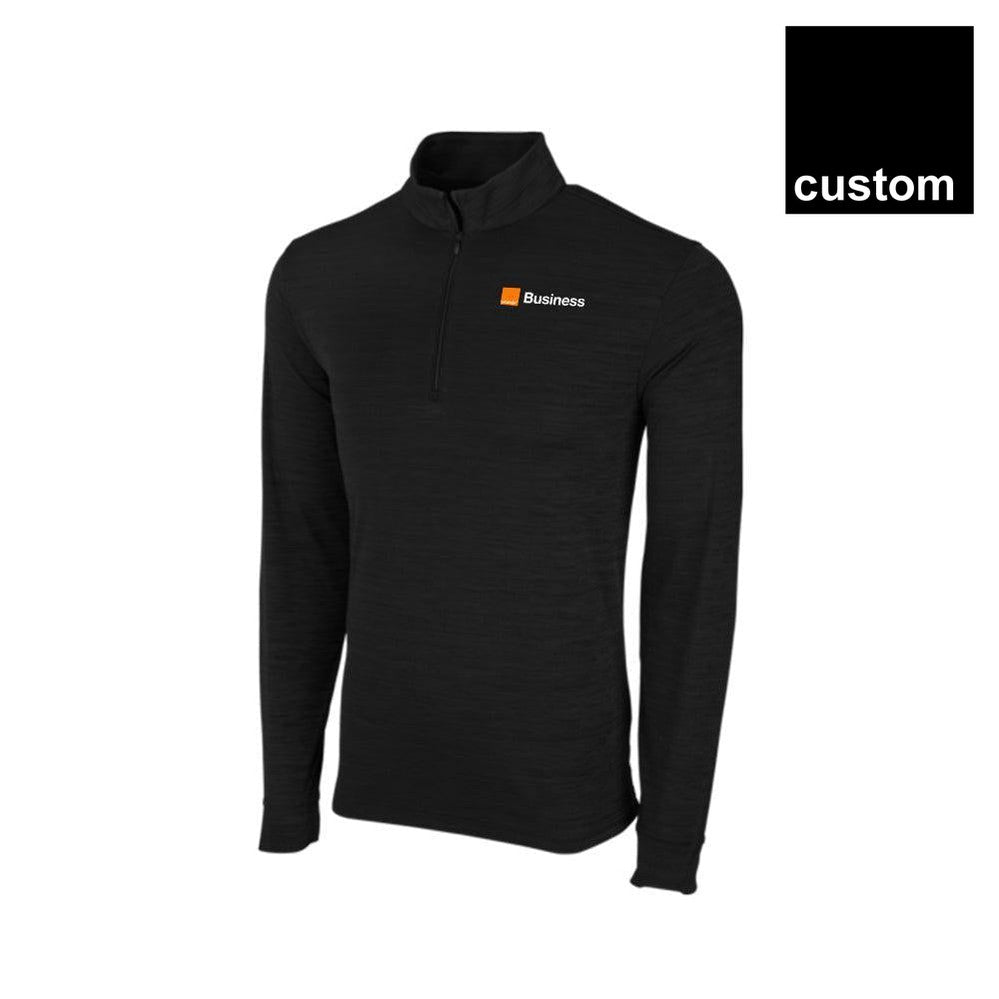 Orange Utility 1/4 Zip Pullover