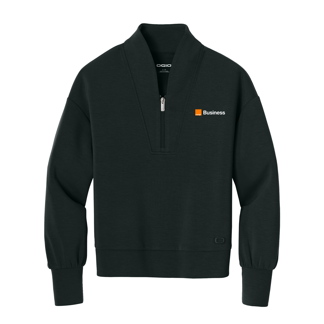 Orange OGIO® Women’s Transcend 1/4-Zip