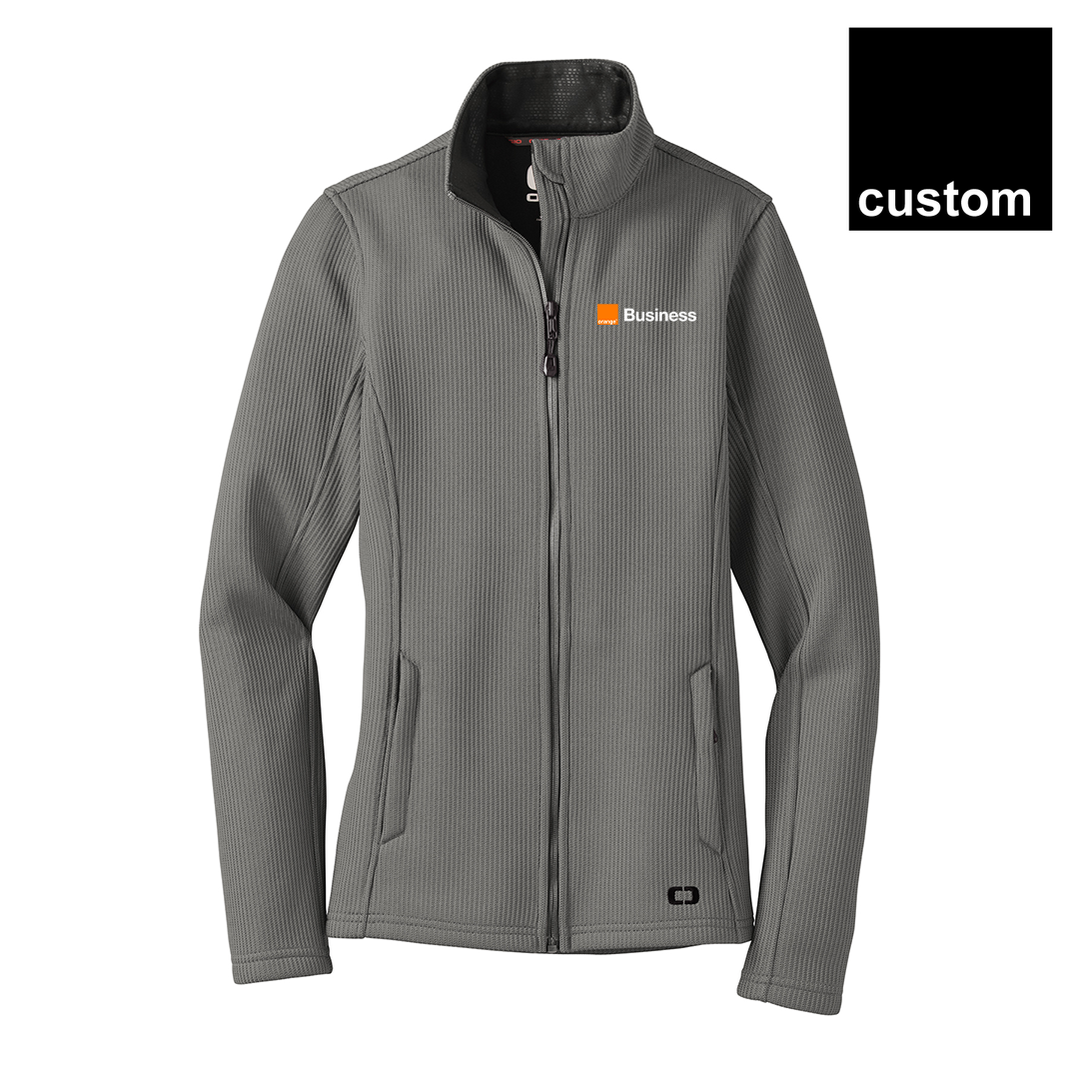 Orange OGIO® Women's Grit Fleece Jacket