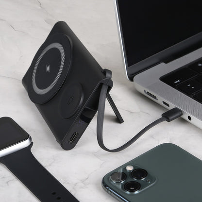 Orange Power Lynx Wireless Charging Power Bank