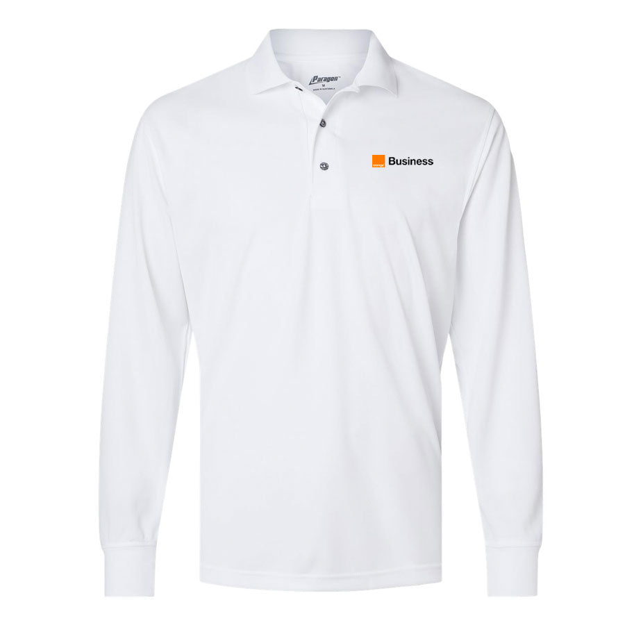 Orange Business Prescott Long Sleeve Polo