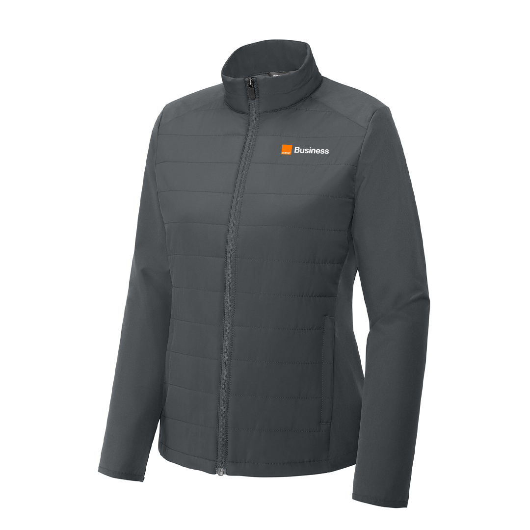 Orange Sport-Tek® Women’s Teknical Hybrid Jacket
