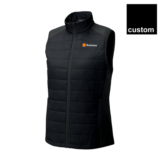 Orange Sport-Tek® Women’s Teknical Hybrid Vest