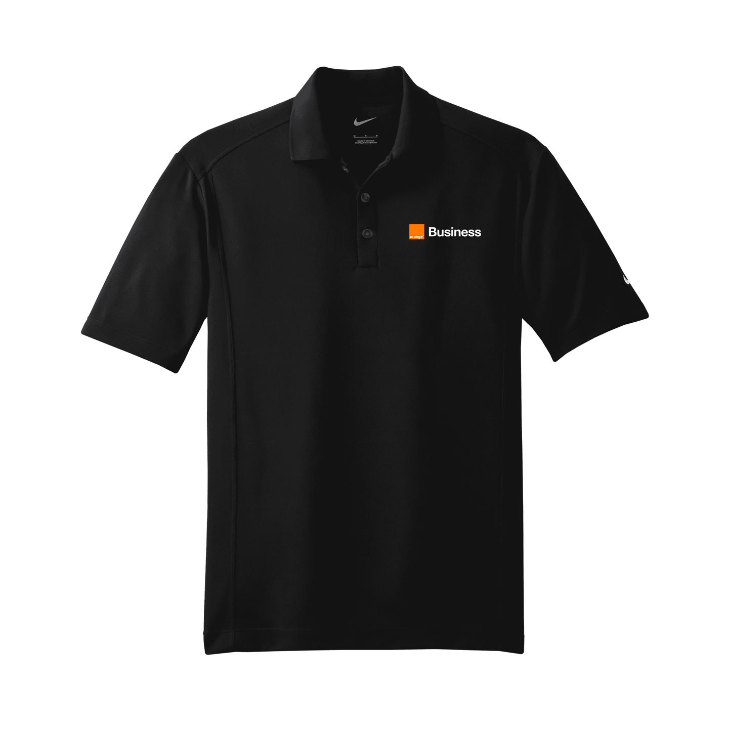 Orange Nike Men's Dri-FIT Classic Polo.