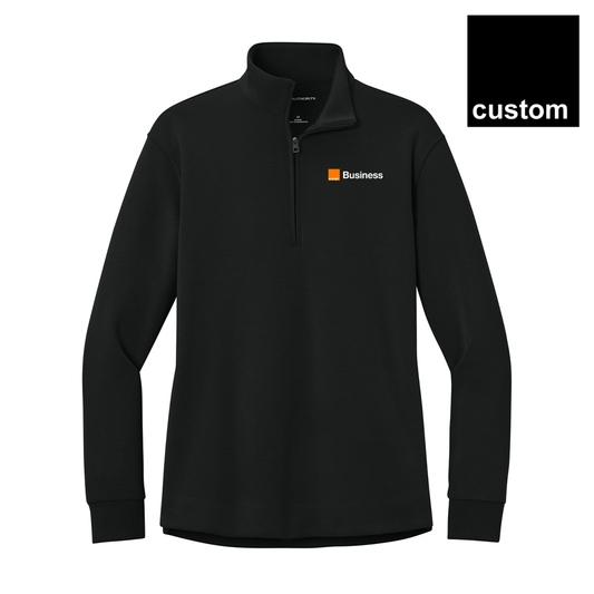 Orange Women’s Wearever Signature Double Pique 1/4-Zip