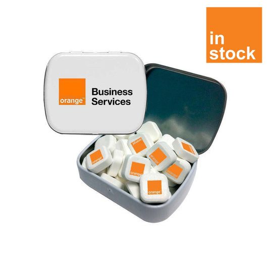 Small Tin With Printed Mints